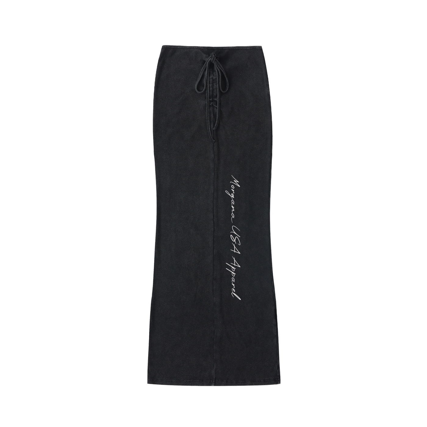 Drawstring Maxi Skirt